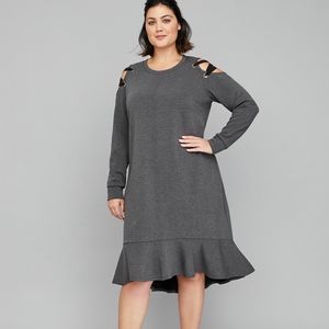 Lane Bryant 14/16 cold shoulder dress